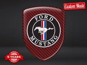 Ford Mustang Impresión Parachoques Profesional Derrape Minimalista